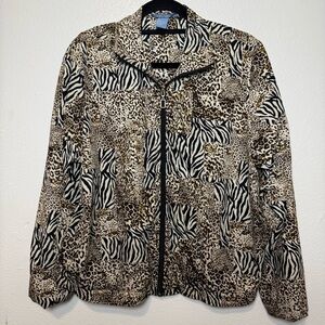Vintage Koret Sport animal print blouson jacket, size:S